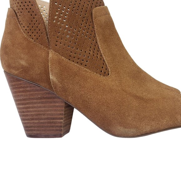 Steven by Steve Madden Ready Chestnut Suede Leather Ankle Booties Size 11 - Picture 10 of 10